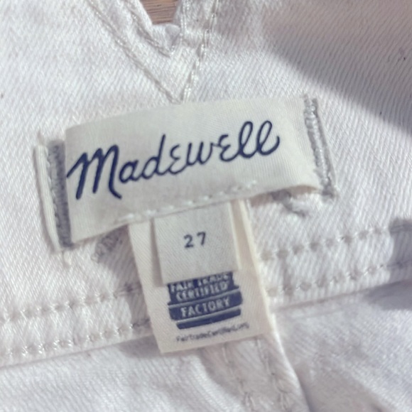 NWT MADEWELL Denim High-Waist Midi Skirt in Vintage Canvas Wash Sz 27 - Picture 8 of 15